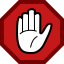 Stop hand.svg